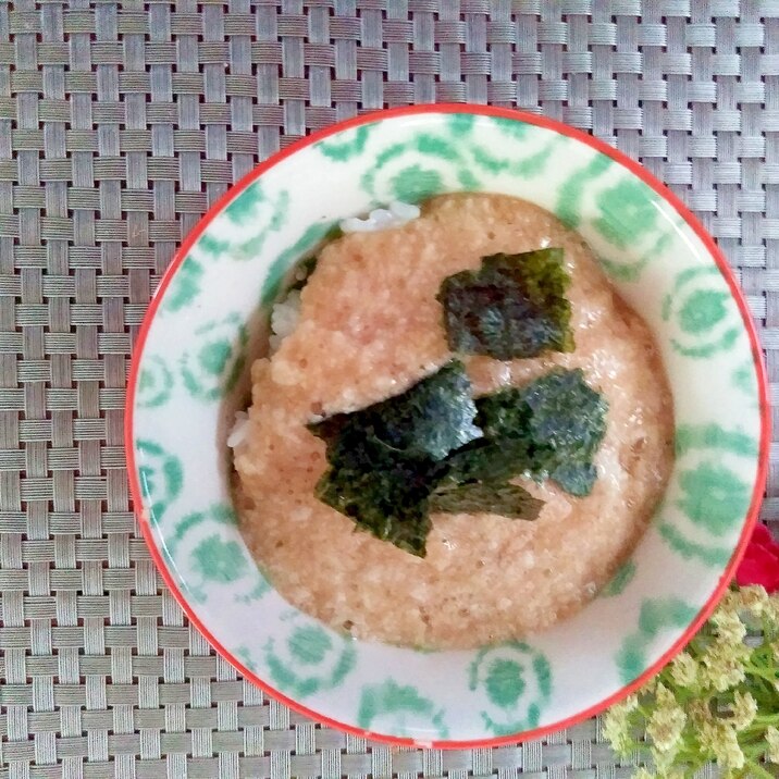 素朴♩楽々すりおろし~めんつゆとろろご飯